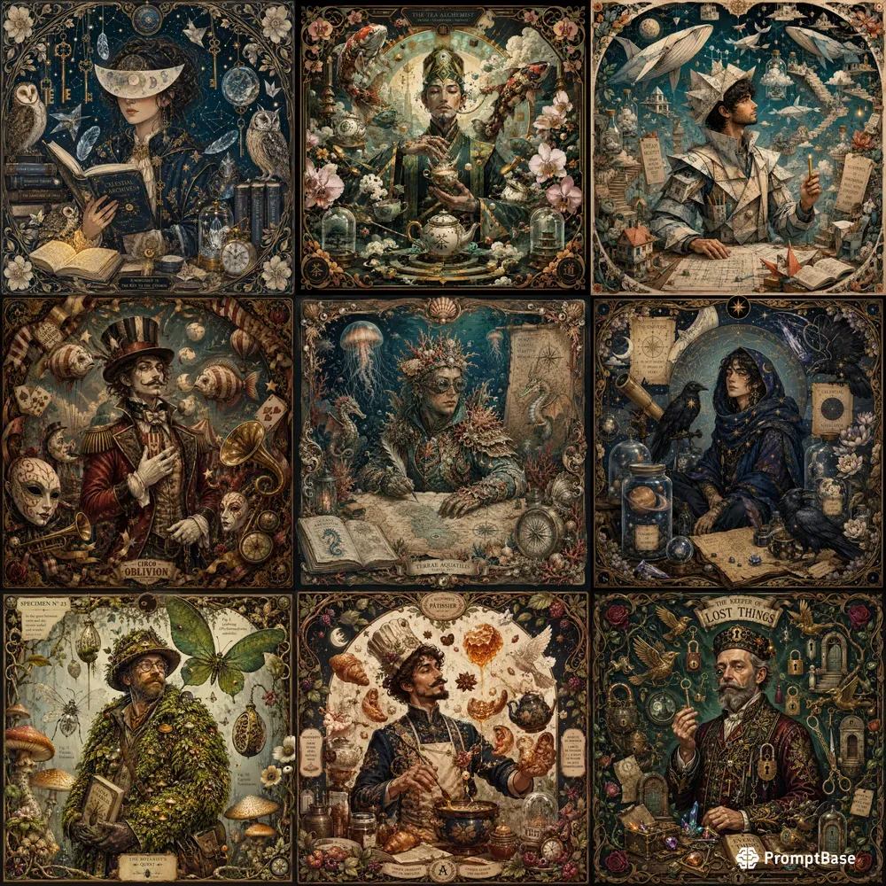 Surreal Symbolic Character Portrait Packs