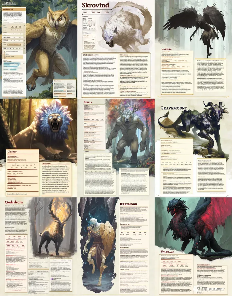 DnD Character Sheets