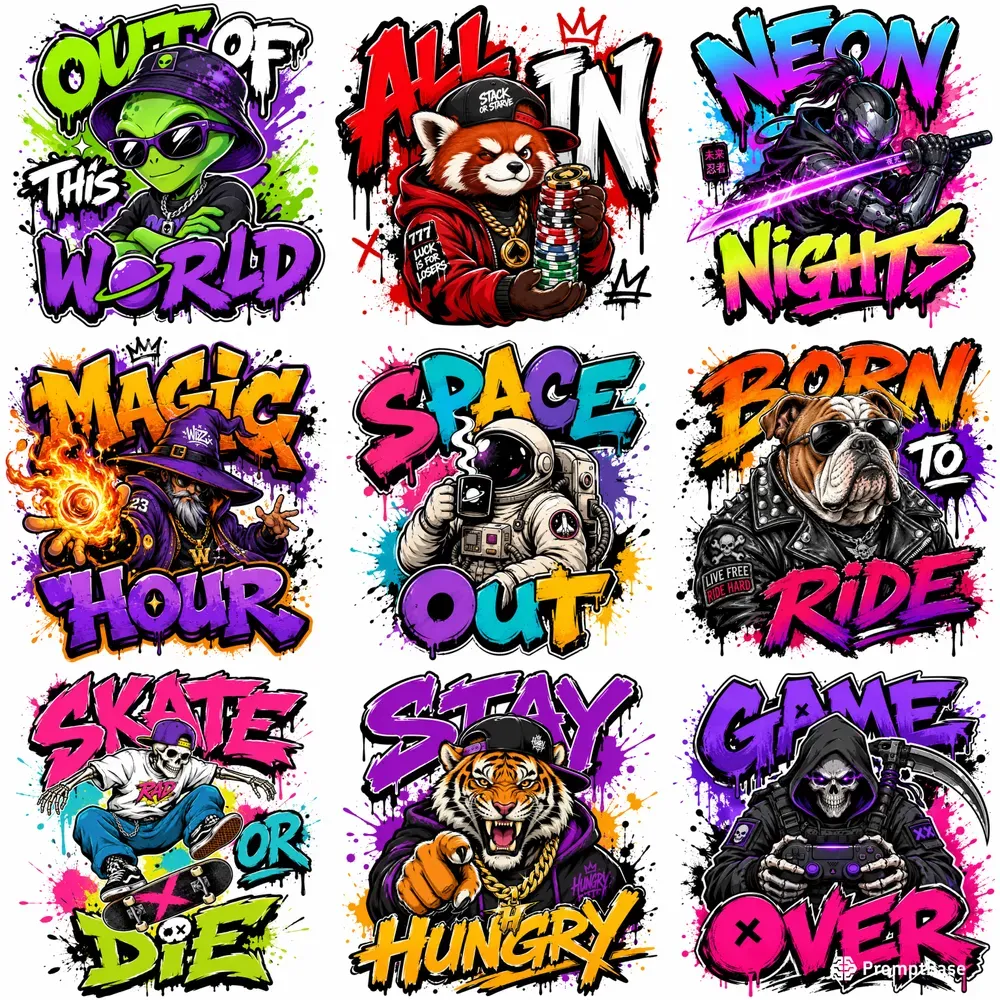 Streetwear Mascot Vector Graphics