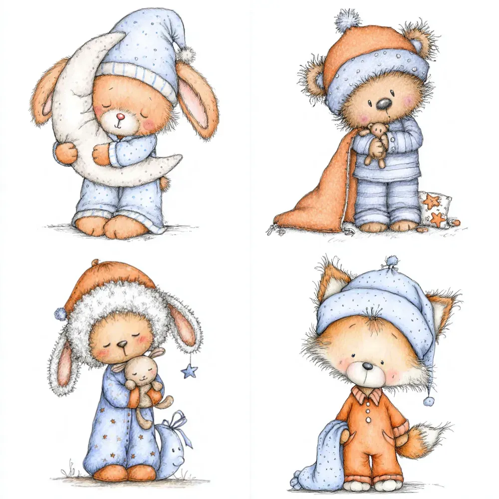 Dreamy Bedtime Nursery Animals