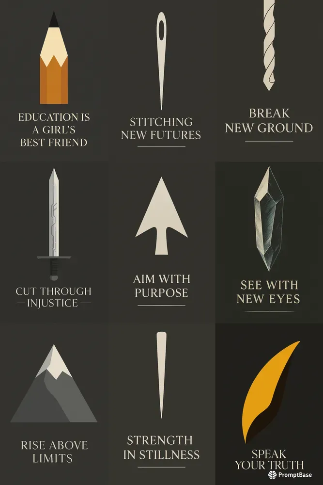 Sharpened Symbols Of Change