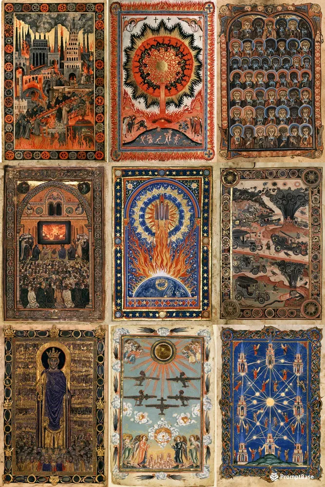 Medieval Prophecy Art Generator