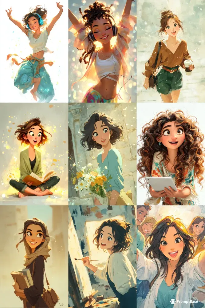 Radiant Student Characters Series
