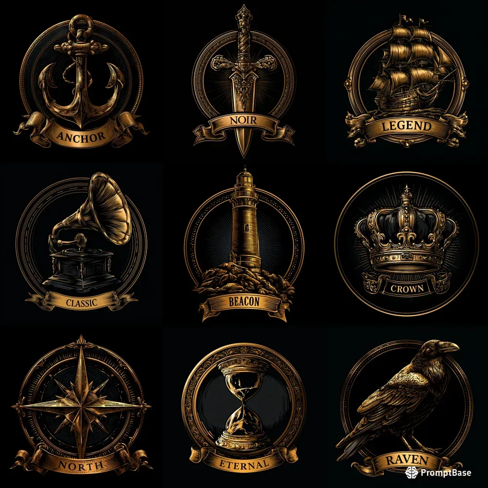 Luxury Emblem Prints