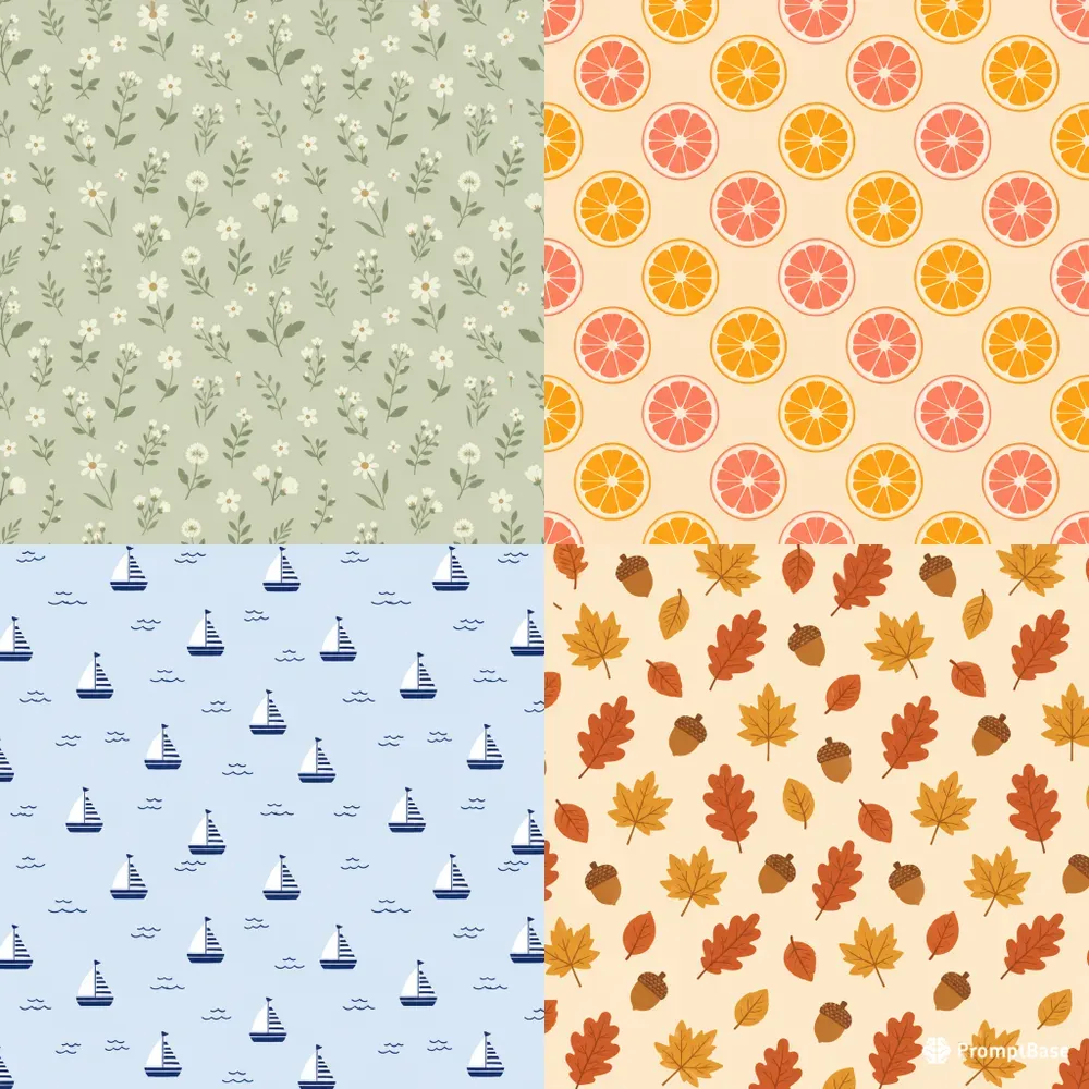 Seamless Pattern Digital Papers