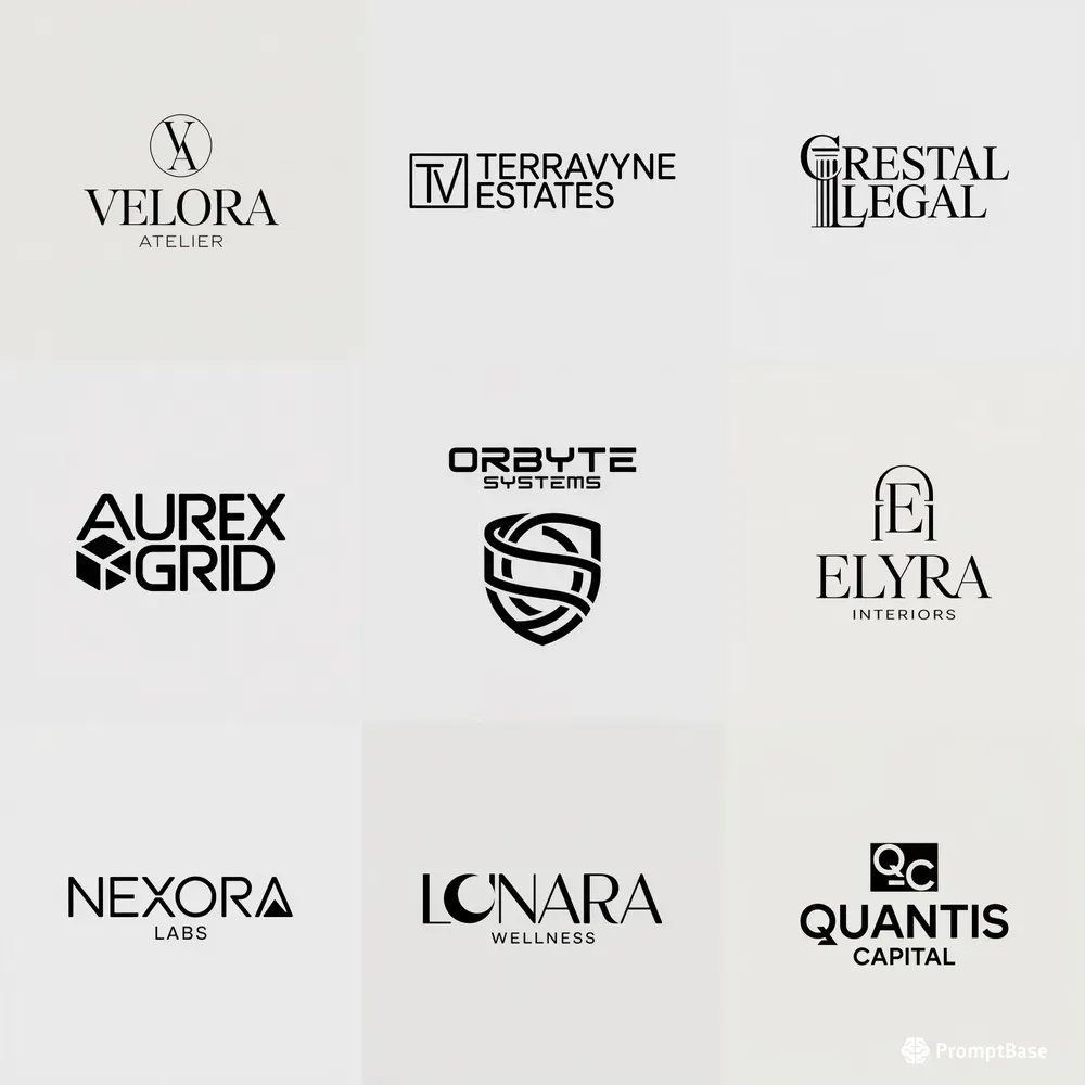 Luxury Flat Logo Designs