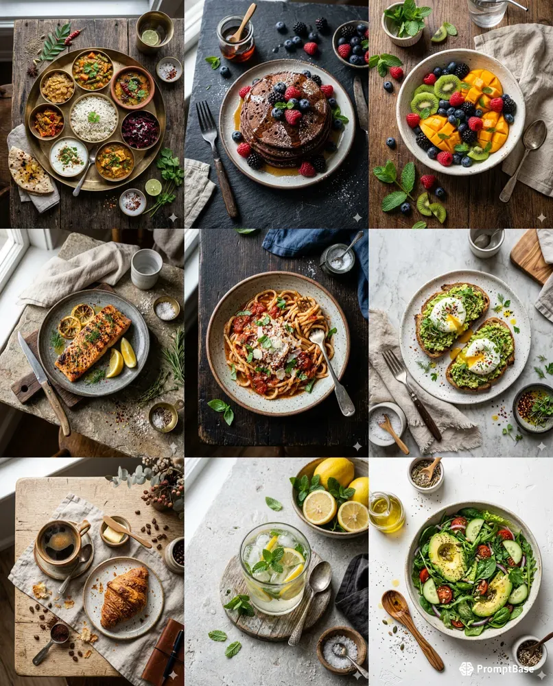 Top Down Food Photo Generator