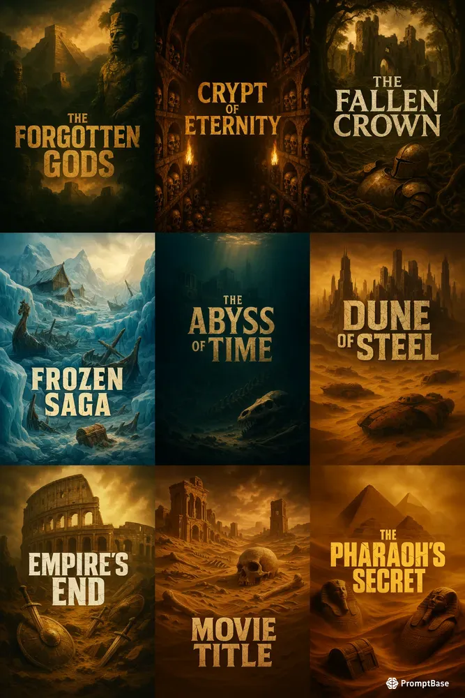 Cinematic Movie Poster Designs