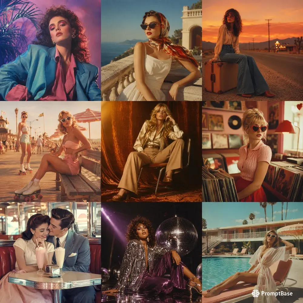 Retro Editorial Visuals