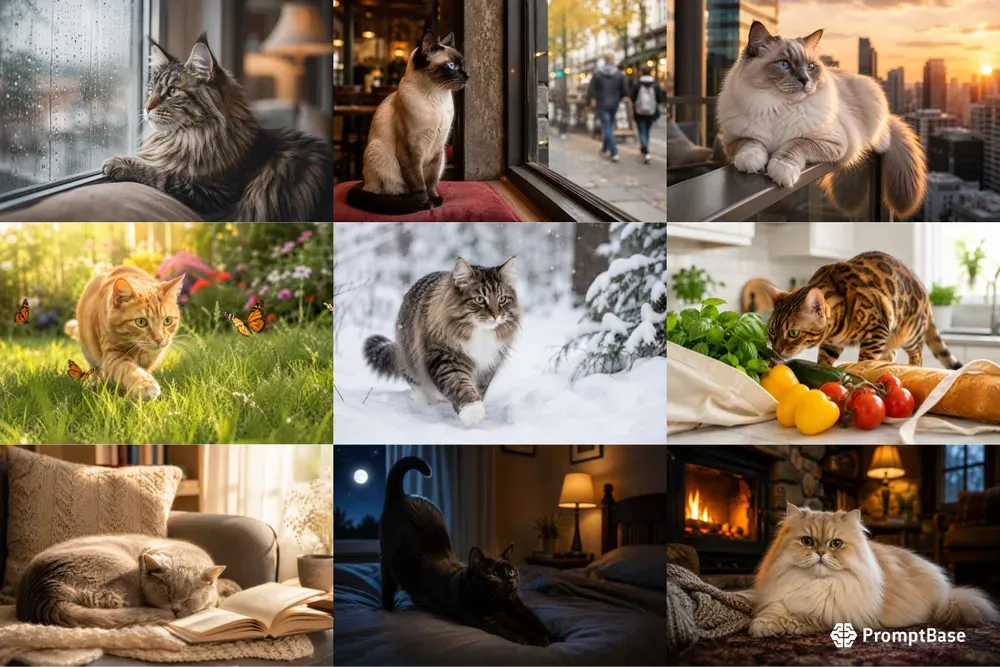 Realistic Cat Photography Generator