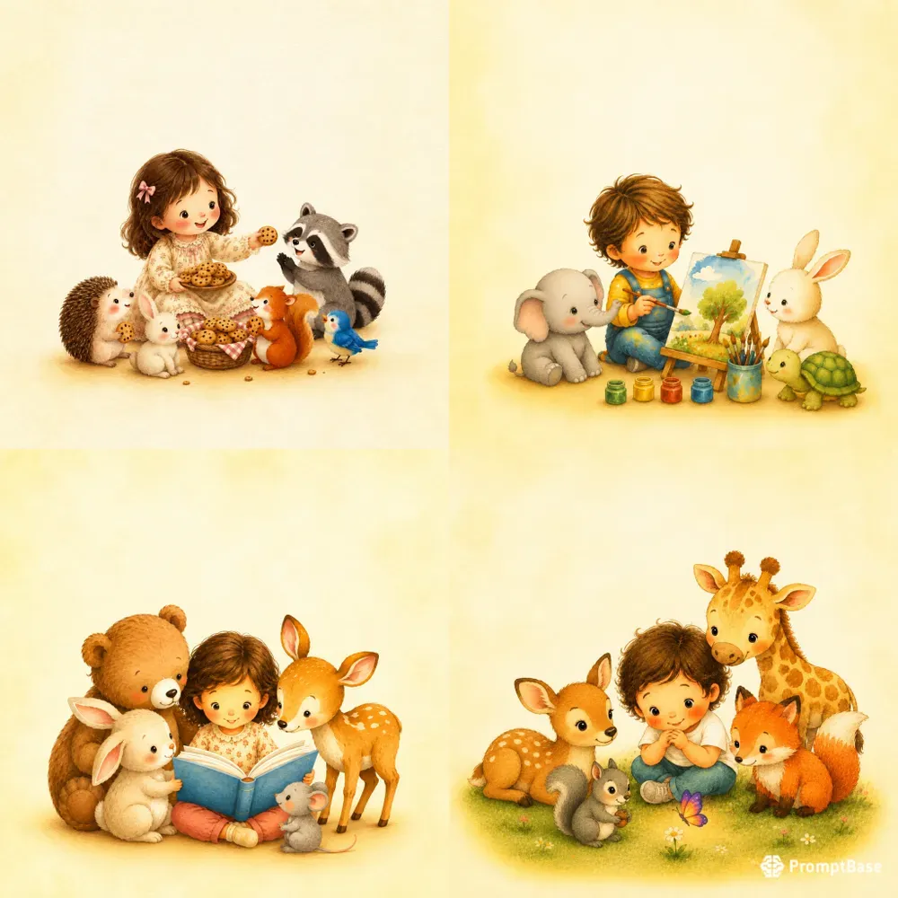 Whimsical Childrens Book Illustrations