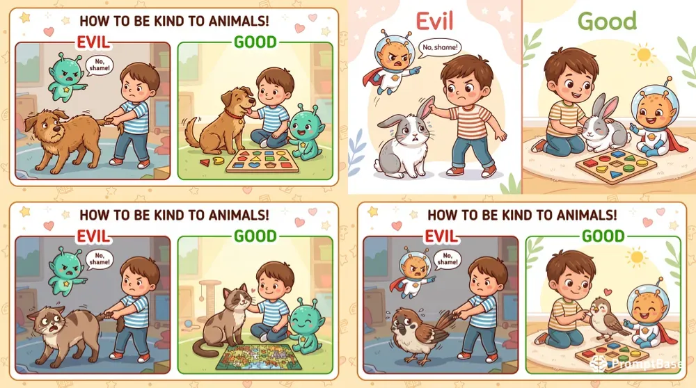 Pet Kindness Education Posters