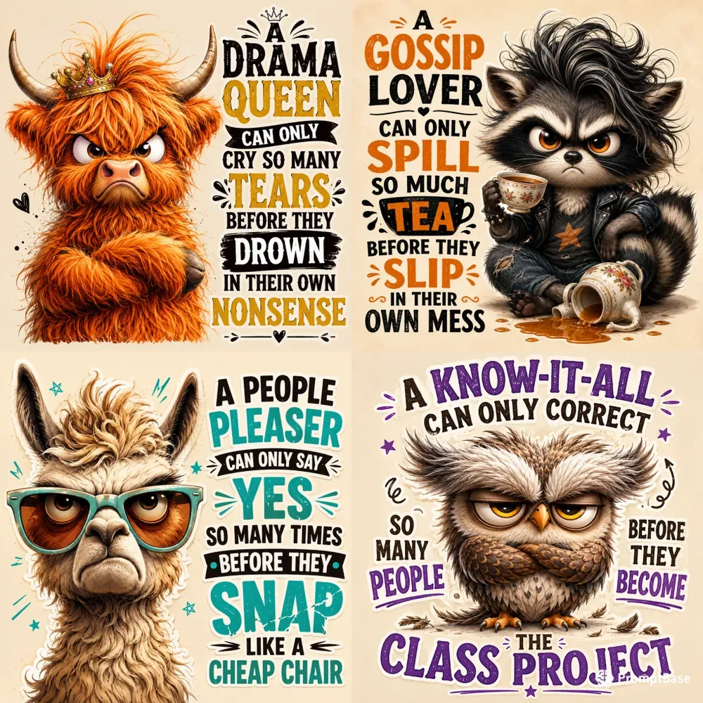 Sassy Farmyard Quote Posters