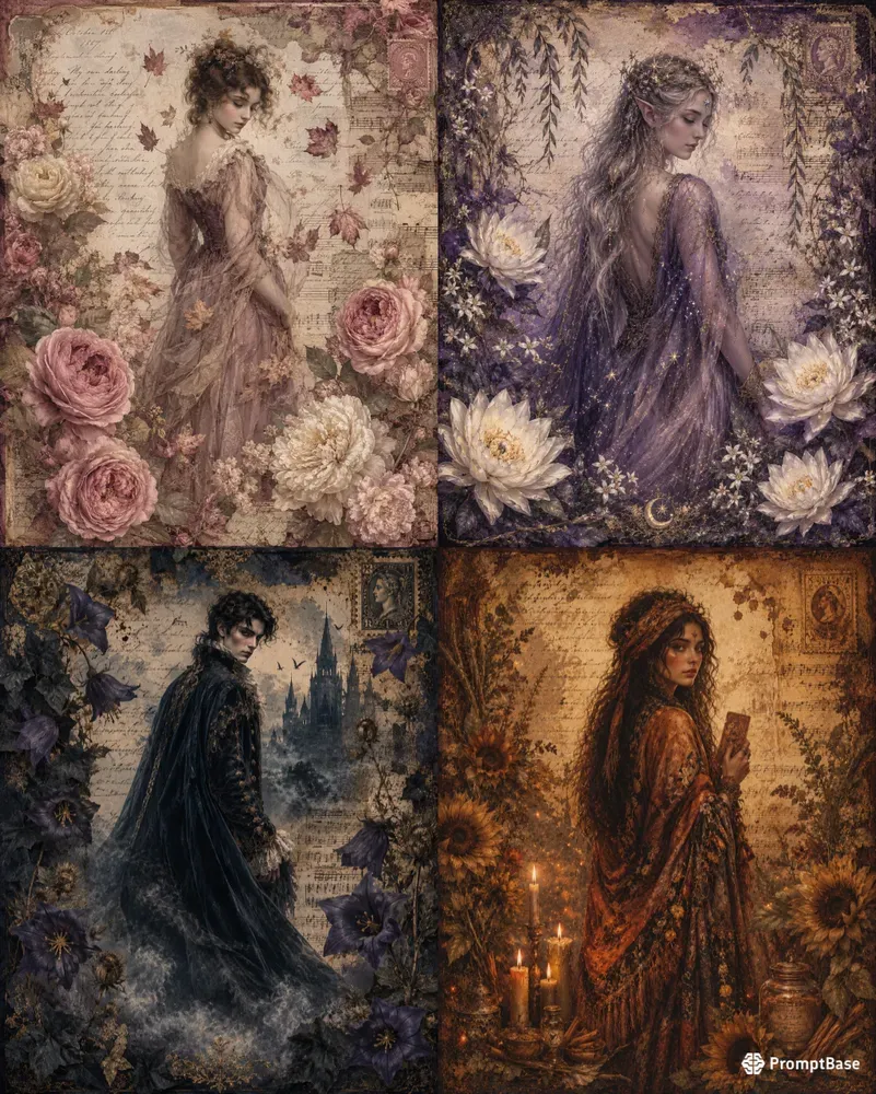 Ethereal Vintage Portraits