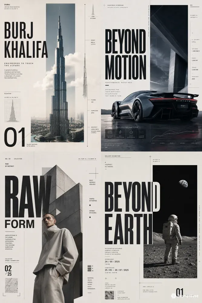 Experimental Architecture Type Posters