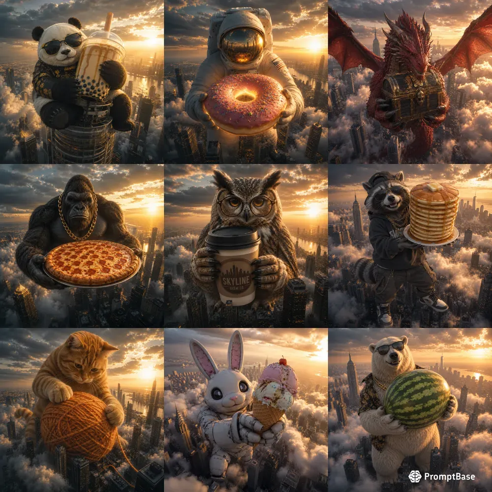 Epic Giant Character Cityscapes