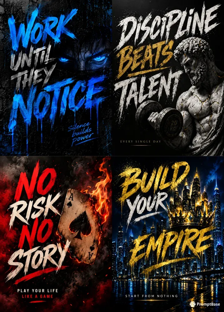 Bold Motivational Posters