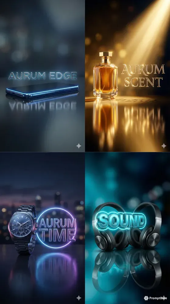 3D Floating Visual Ad Posters