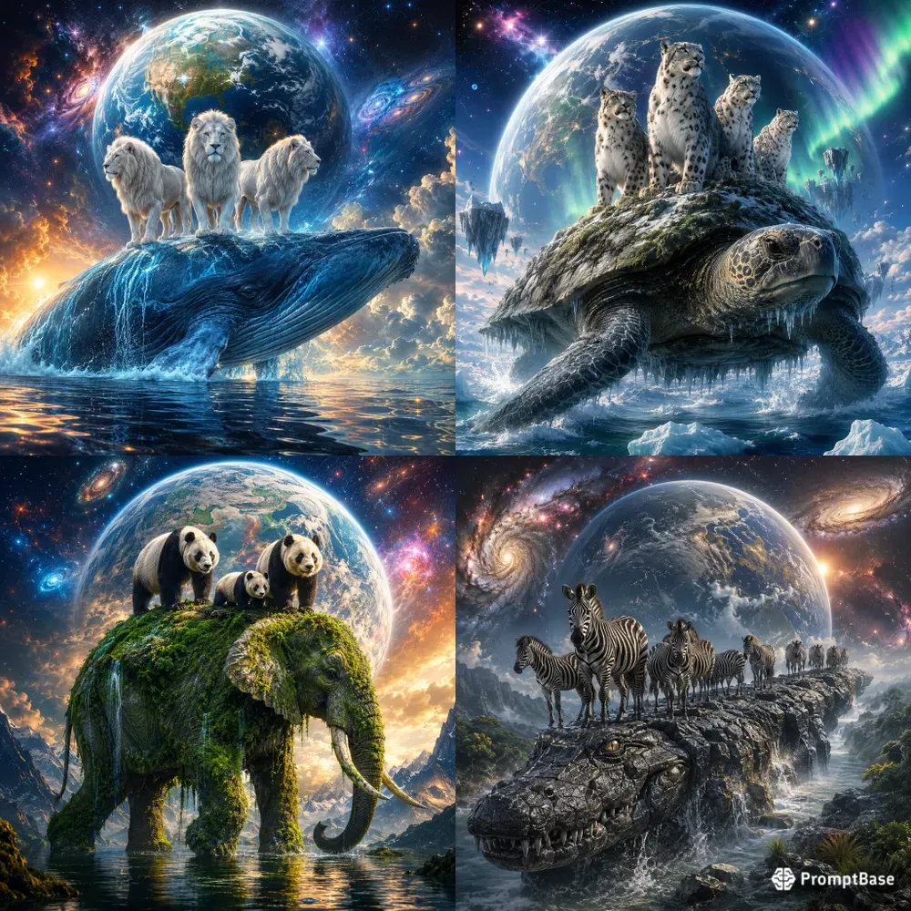 Epic Cosmic Animal Fantasies