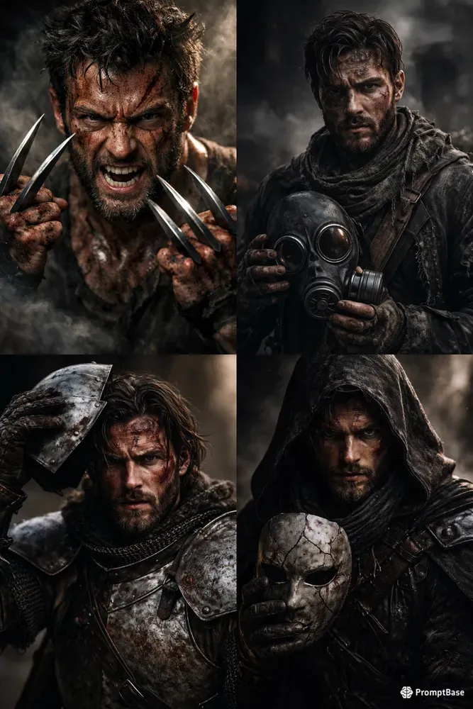 Cinematic Dark Character Portraits