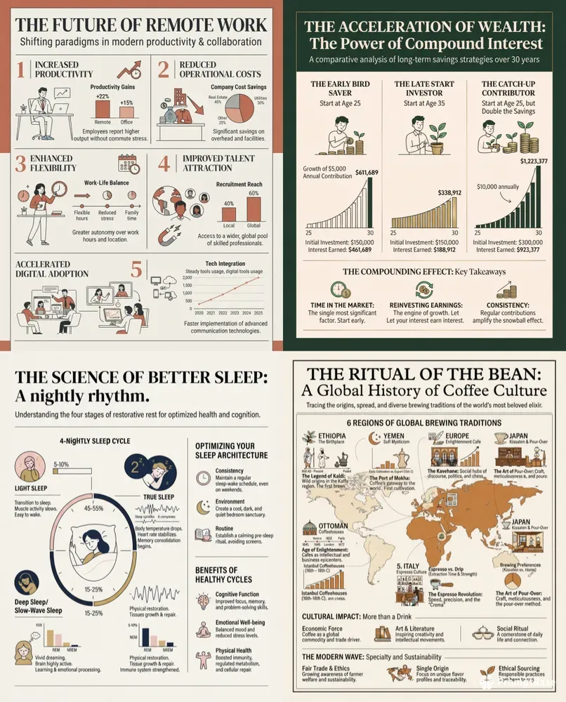 Editorial Infographic Designs