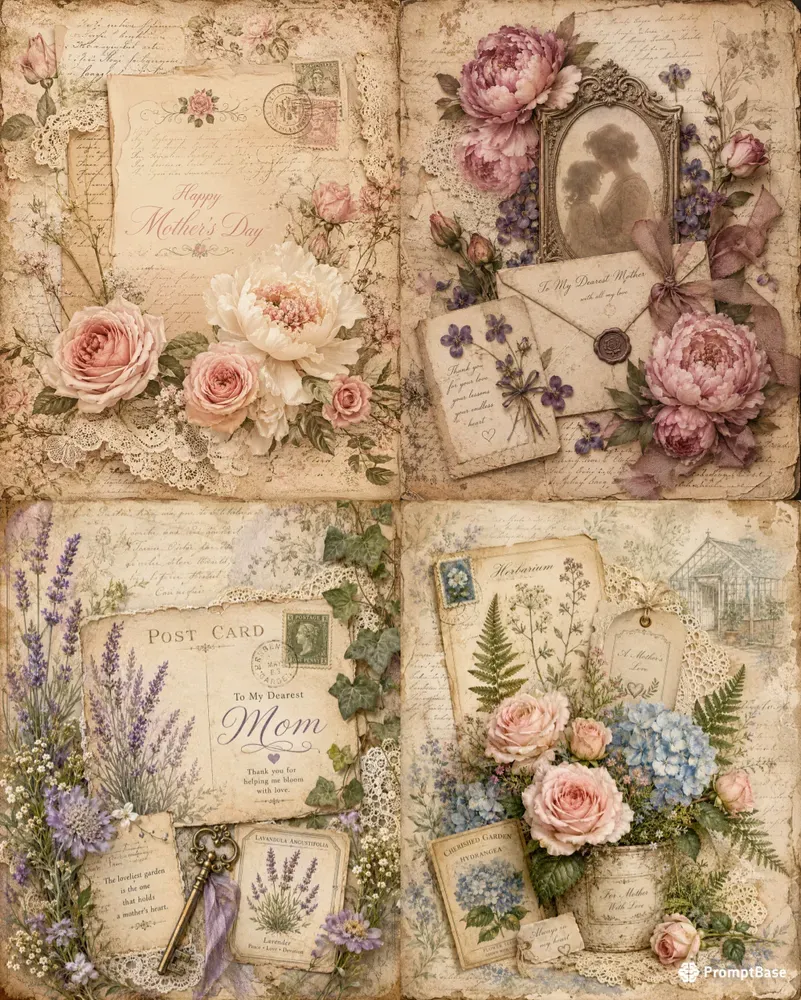 Mothers Day Secret Garden Junk Journals