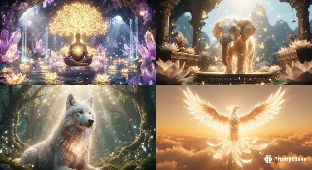 Divine Inner Light 3D Art