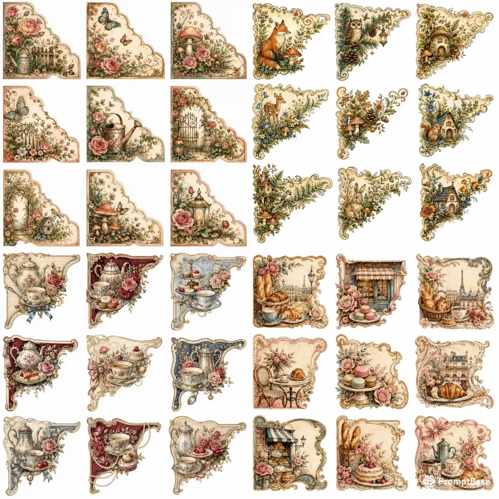 Vintage Corner Ornament Collections