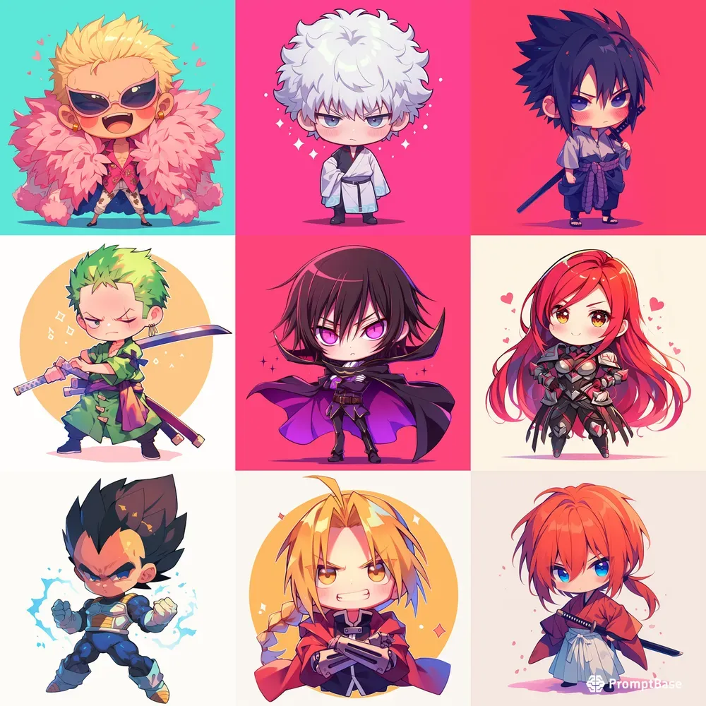 Kawaii Chibi Anime Characters