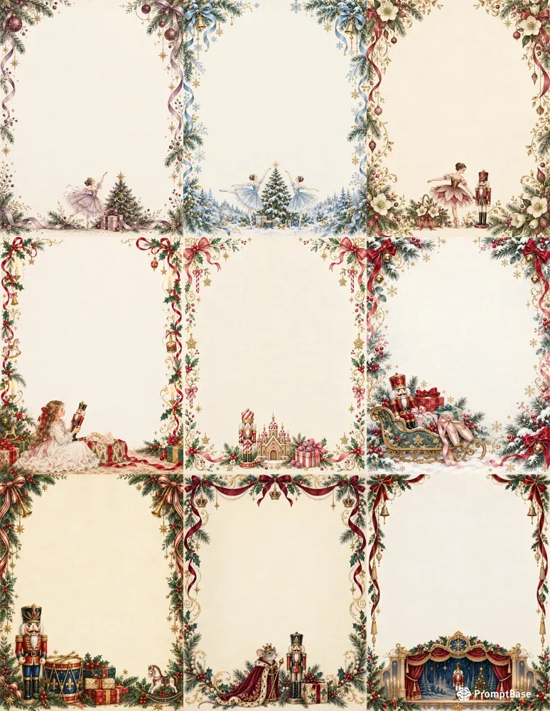 Nutcracker Ballet Journal Pages
