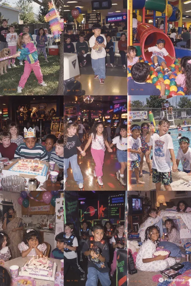 90s Kids Birthday Party Photos