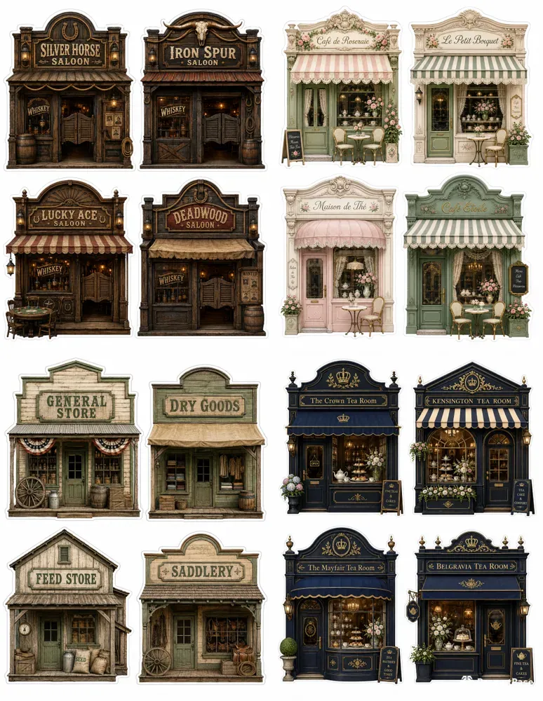 Western Storefront Junk Journals