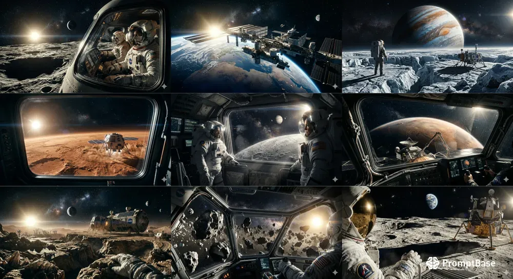 Cinematic Space Explorations Nasa Style
