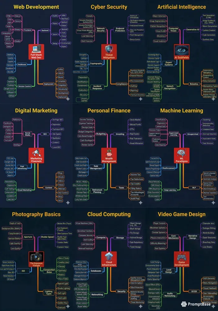 Versatile Mind Map Infographics