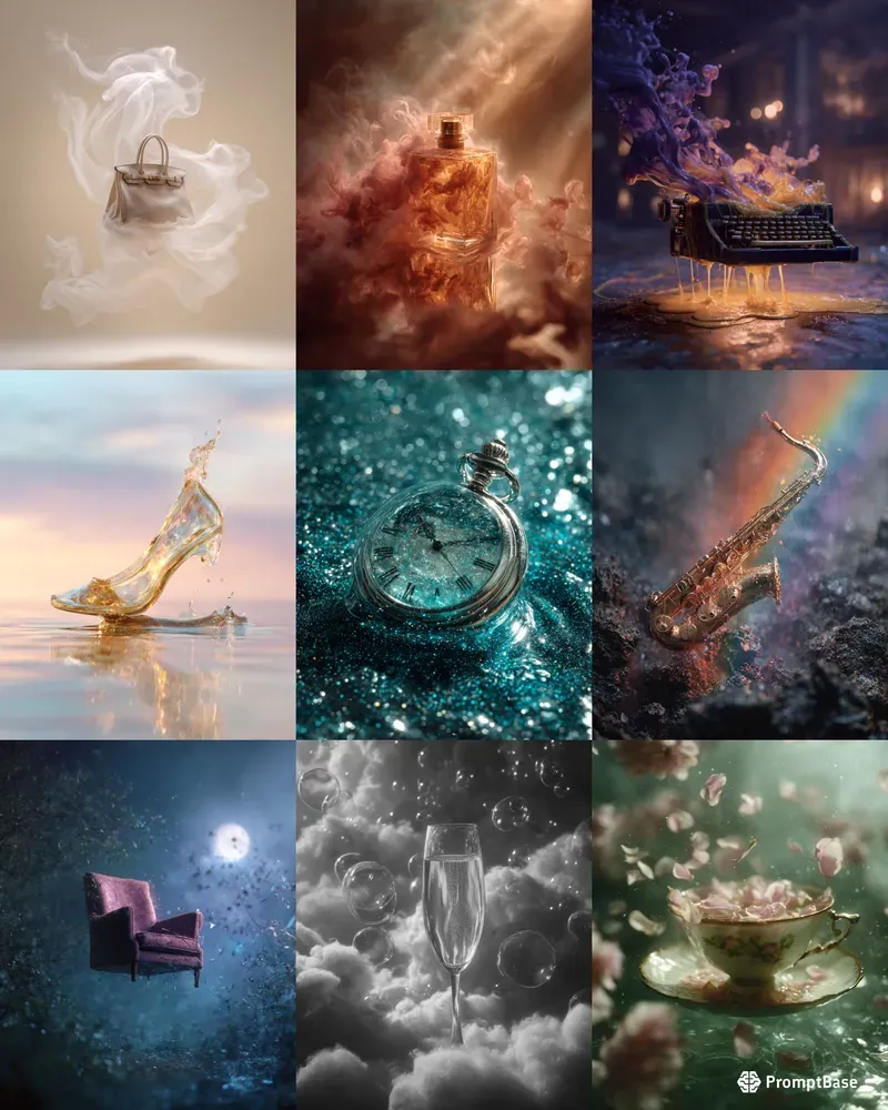 Surreal Luxury Morphing Art