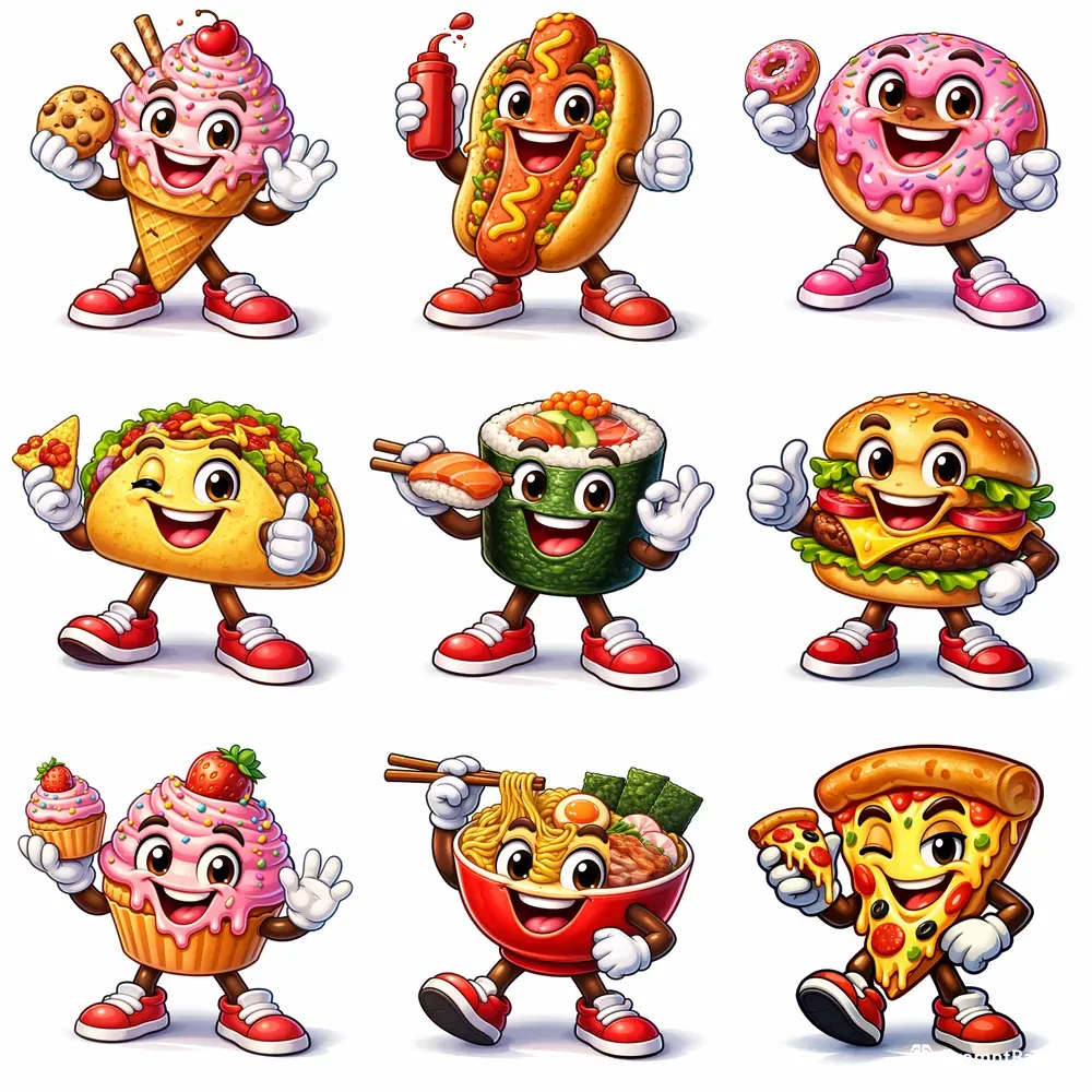 Premium Food Mascots