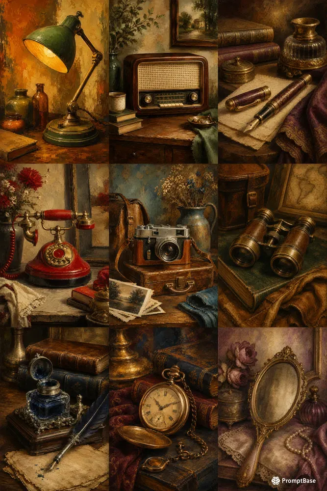 Charming Vintage Still Life Art