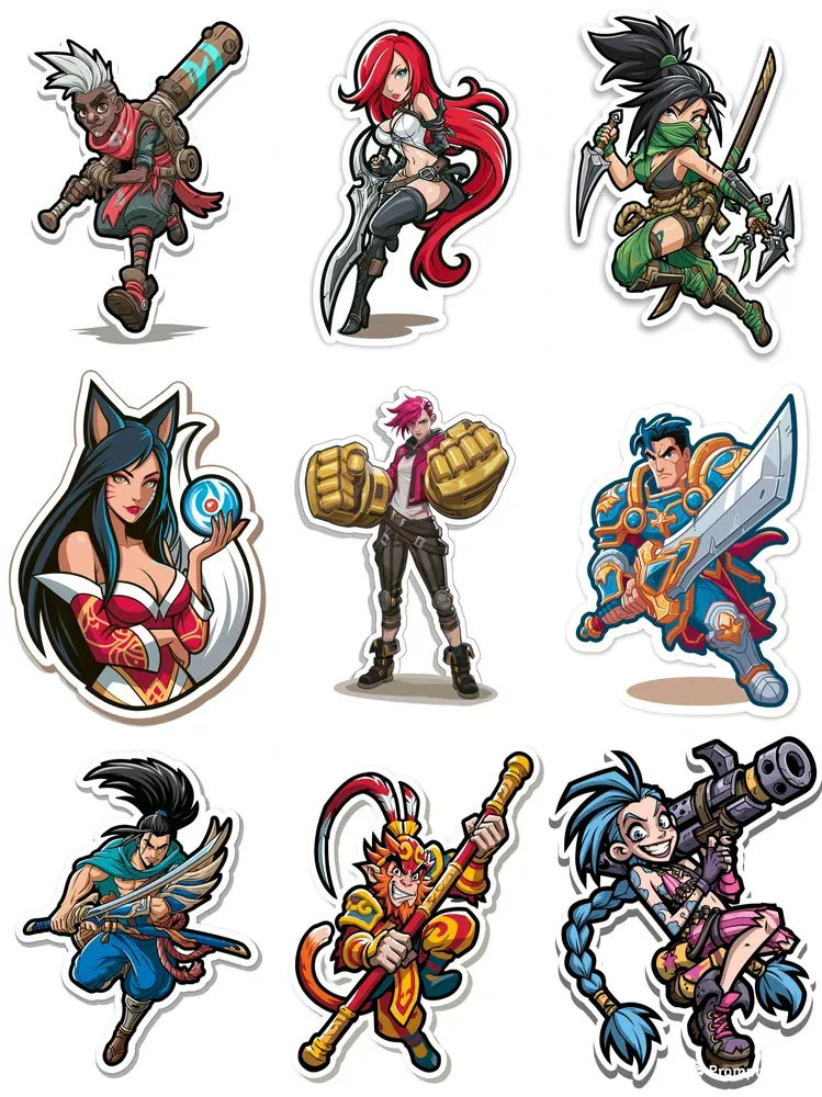 League Of Legends Champion Sticker Art