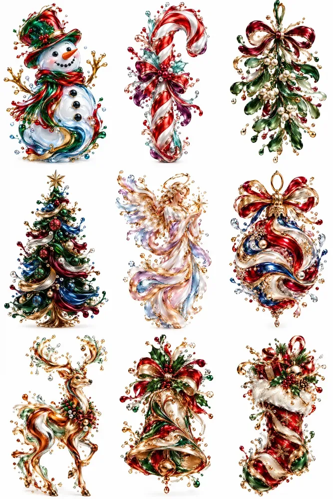 Premium Christmas Art Illustrations
