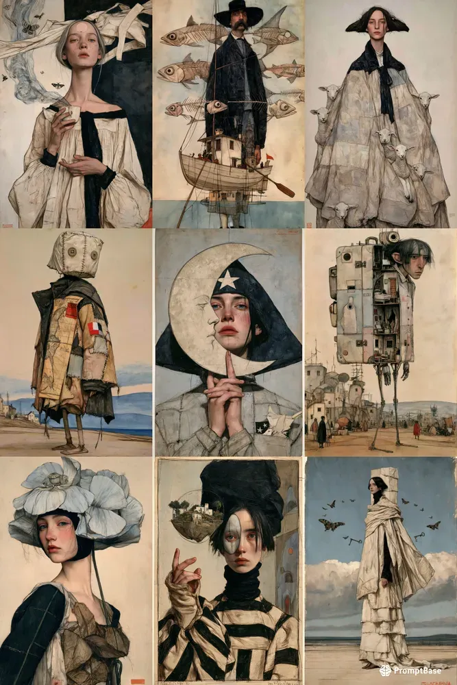 Surreal Psychedelic Character Oddities
