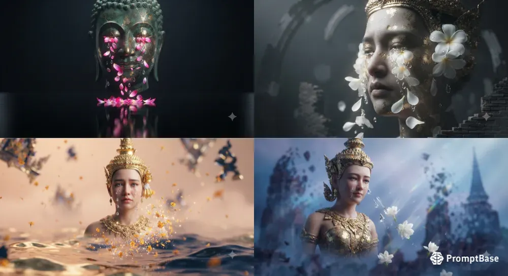 Surreal Thai Devata Flower Tears Concepts