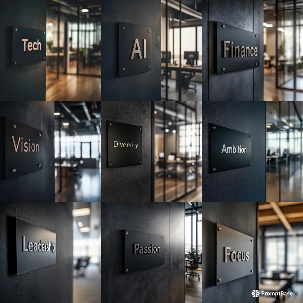 Inspirational Modern Office Signages