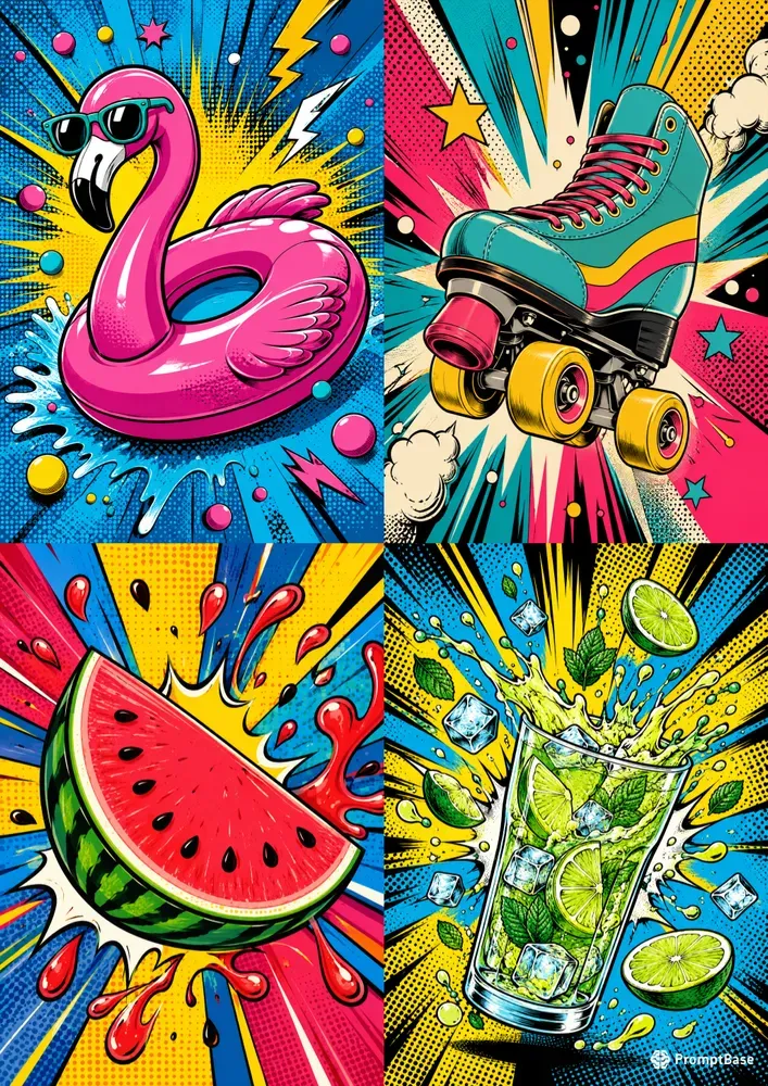 Pop Art Editorial Poster Packs
