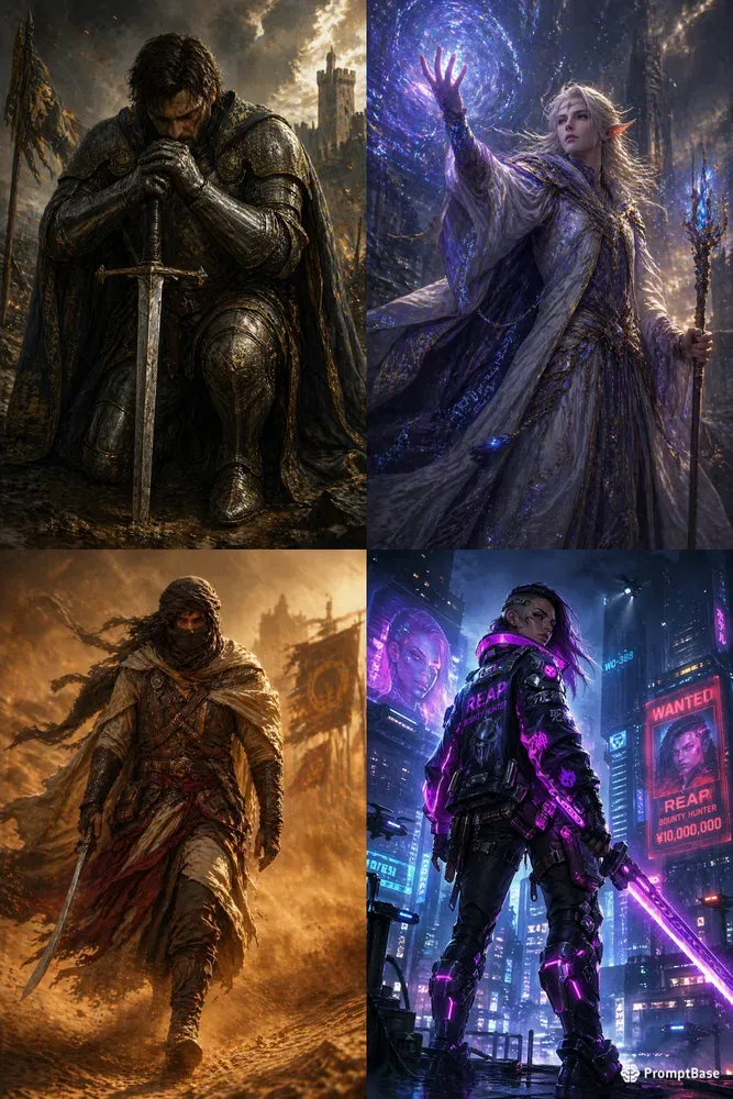 Legend Cinematic Character Portraits