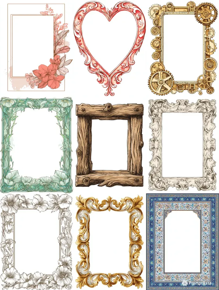 Illustrated Photo Frame Generators