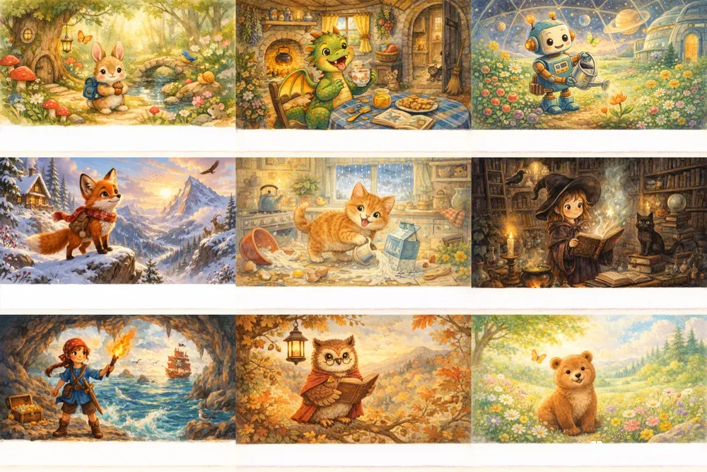 Childrens Story Page Illustrators