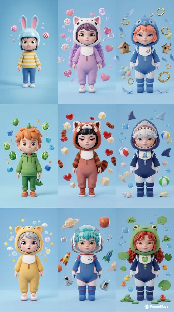 Cute 3D Toy Character Generator