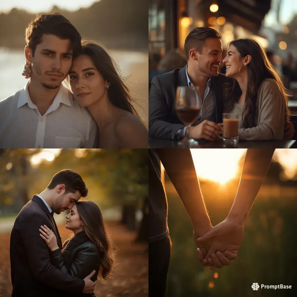 Romantic Couple Portrait Photos