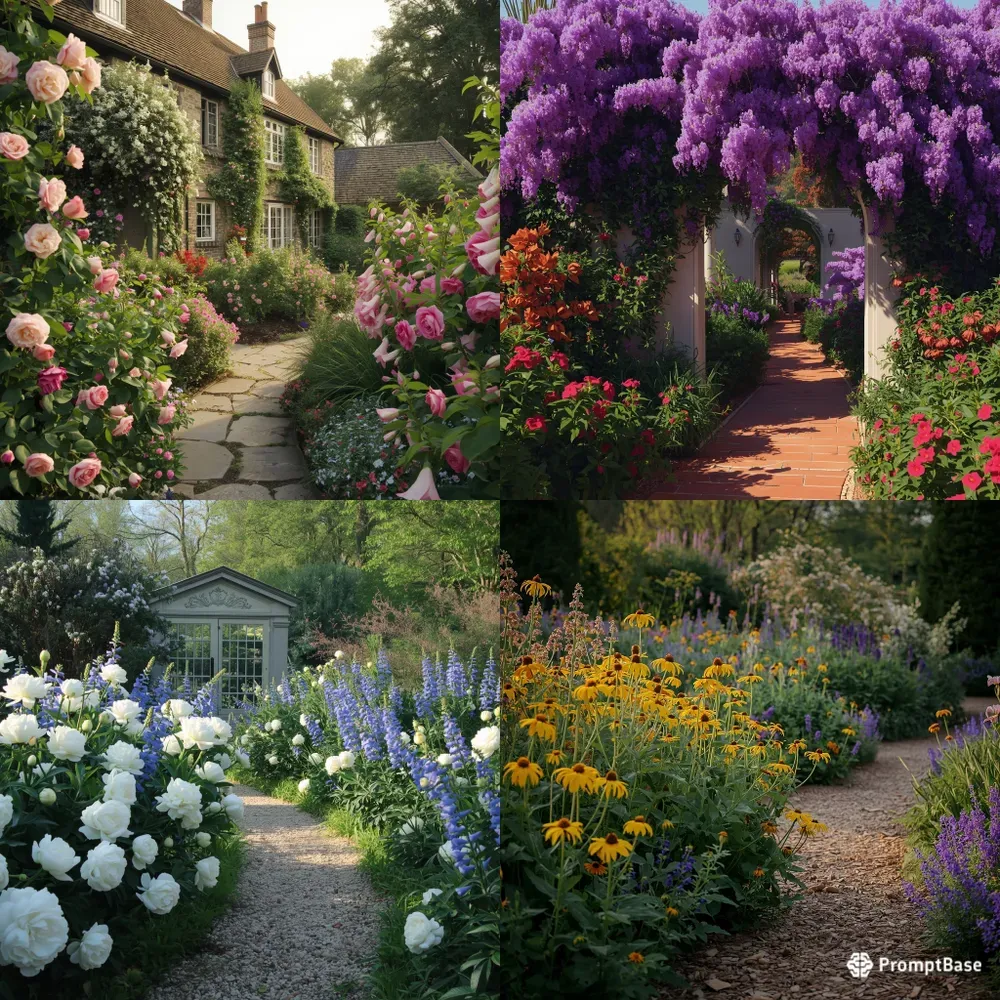 Blooming Spring Garden Photos