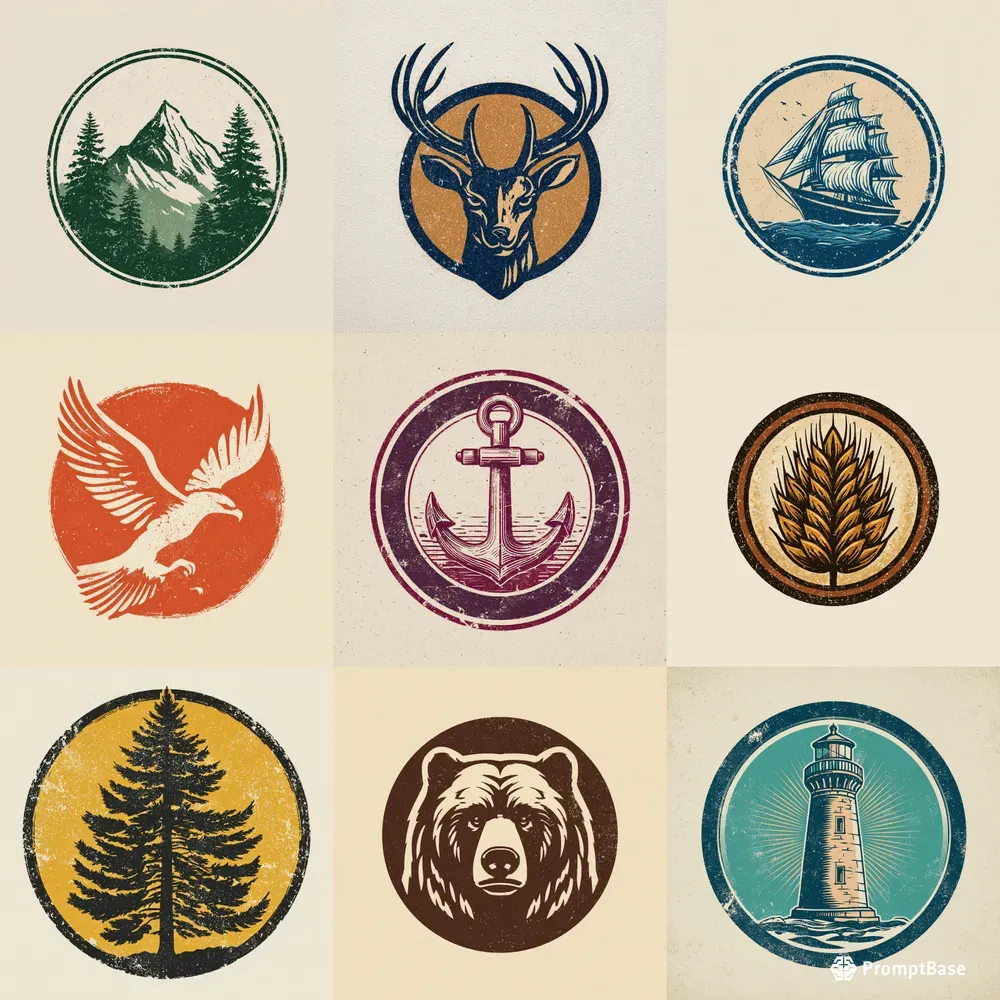 Vintage Badge Logo Designs